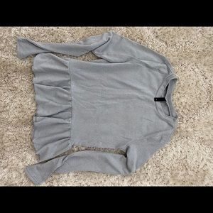 H&M babydoll long sleeve top